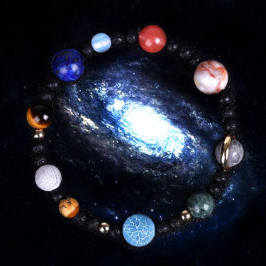 The 9 Planets Solar System Beaded Bracelet-Your Soul Place